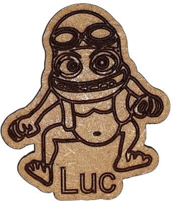 Magnet - Crazyfrog personnalisable
